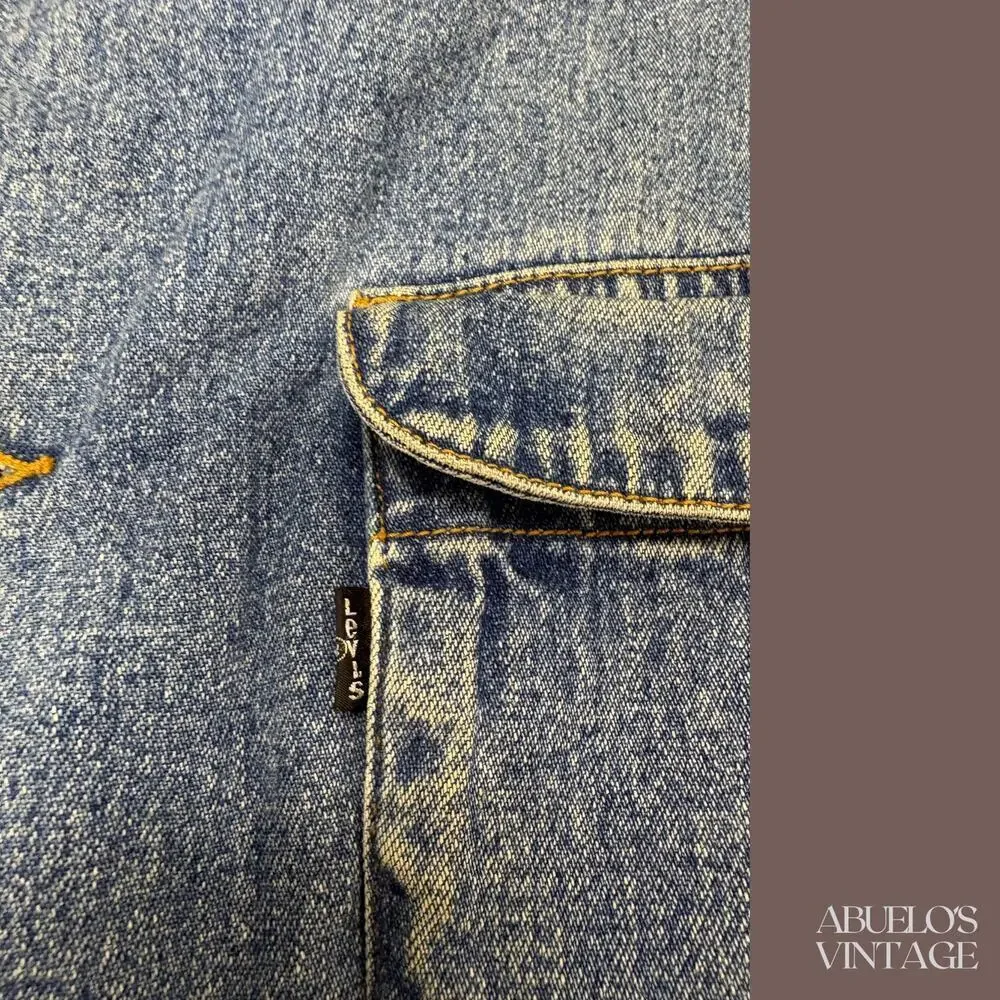 Levi’s Denim Jacket | Blue Cinch Waist | Size XL | Vintage